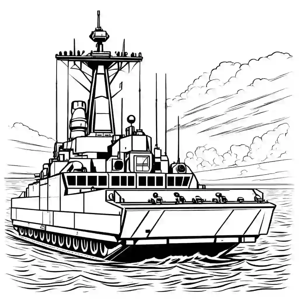 Military Bases coloring pages